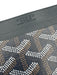 Goyard Blue, White, Brown Calfskin Coated Canvas Goyardine Monogram Wallets Blue, White, Brown