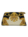 Versace Black, Gold, White Zip Baroque medusa charm Clutch Bag Black, Gold, White / S
