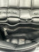 Bottega Veneta Black & Silver Lambskin Silvertone hardware Intrecciato Bag Black & Silver / M