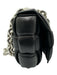 Bottega Veneta Black & Silver Lambskin Silvertone hardware Intrecciato Bag Black & Silver / M