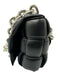 Bottega Veneta Black & Silver Lambskin Silvertone hardware Intrecciato Bag Black & Silver / M