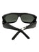 Acne Studios Black Acetate Square Visor Sunglasses Black