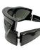 Acne Studios Black Acetate Square Visor Sunglasses Black