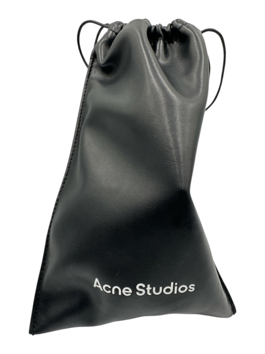 Acne Studios Black Acetate Square Visor Sunglasses Black