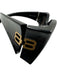 Balenciaga Blue Black Acetate Logo Curved Cat Eye Sunglasses Blue Black