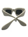 Loewe White & Gold Acetate Logo Shield Sunglasses White & Gold