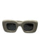 Loewe White & Gold Acetate Logo Shield Sunglasses White & Gold