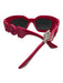 Versace Hot pink Acetate Bezel Rectangle Sunglasses Hot pink