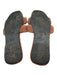 Hermes Shoe Size 39 Dusty Pink shearling Cut Out Slide Sandals Dusty Pink / 39