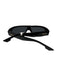 Dior Black Acetate Cut Out Tinted Oval Sunglasses Black