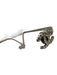 Chanel Silver Metal Rimless Interlocking CC Gradient Square Sunglasses Silver
