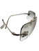 Chanel Silver Metal Rimless Interlocking CC Gradient Square Sunglasses Silver
