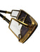 Balmain Black & Gold Metal Shield Sunglasses Black & Gold