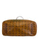 MCM Tan Brown Leather Reversable Monogram Pouch Included Tote Bag Tan Brown / XL