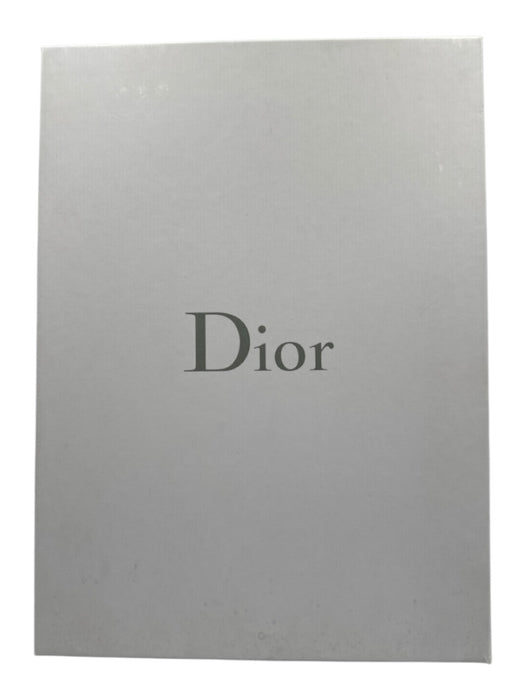 Dior Shoe Size 38 Black & Beige Leather & Textile Rubber Sole Sock Sneakers Black & Beige / 38
