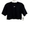 Off White Size M Black Cotton Short Sleeve Crop Crew Neck Crew Neck Top Black / M