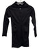 Balenciaga Size M Black Polyamide Long Sleeve Stretch Ribbed Top Black / M