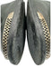 Chanel Shoe Size 39.5 Black Leather silver tone hardware Diamond Stitch Boots Black / 39.5