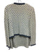 St John Collection Size 12 Cream, Blue, Green Wool Blend Textured Skirt Set Cream, Blue, Green / 12