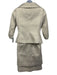 Dana Buchman Size 8/10 Champagne Gold Polyester Blend Shimmer Puckered Skirt Set Champagne Gold / 8/10
