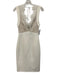 Lover Size 2 White Polyester Lace Overlay Sleeveless Scalloped Edge Dress White / 2
