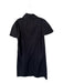 Holly Shae Design Size S/M Black Cotton Short Sleeve Collar Front Pockets Dress Black / S/M