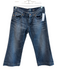 7 For All Mankind Size 28 Med Dark Wash Cotton Blend 5 Pocket Zip Fly Jeans Med Dark Wash / 28