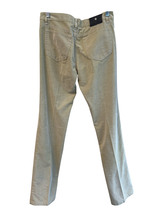 Versace Size 29 Muted Yellow Cotton Blend 5 Pocket Zip Fly Mid Rise Pants Muted Yellow / 29