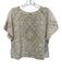 Free People Size XS Cream Cotton Crochet Lace Top Cream / XS