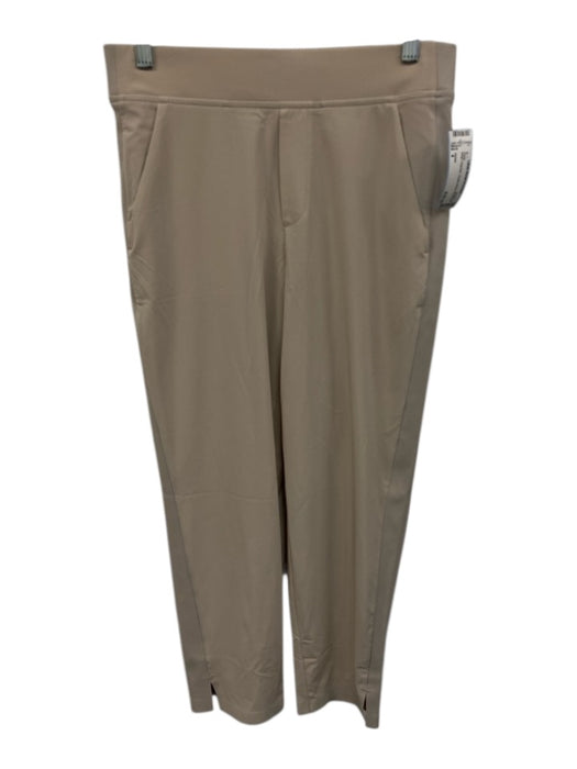 Athleta Size 4 Beige Polyester Elastic Waist Pants Beige / 4