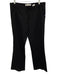Zara Size M Black Viscose Zip Fly Pants Black / M