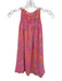 Ramy Brook Size M Pink & Multi Polyester Sleeveless Halter Neck Keyhole Top Pink & Multi / M