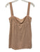 Rumer Size S Beige Pink Linen Blend Sleeveless Paneled Back Zip Mini Dress Beige Pink / S