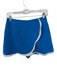 Maeve Size 2 Blue & White Polyester Blend Scallop Detail Crossover Mini Skort Blue & White / 2