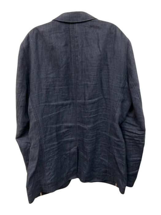 Boss Blue Linen 2 Button Men's Blazer Blue / 44r