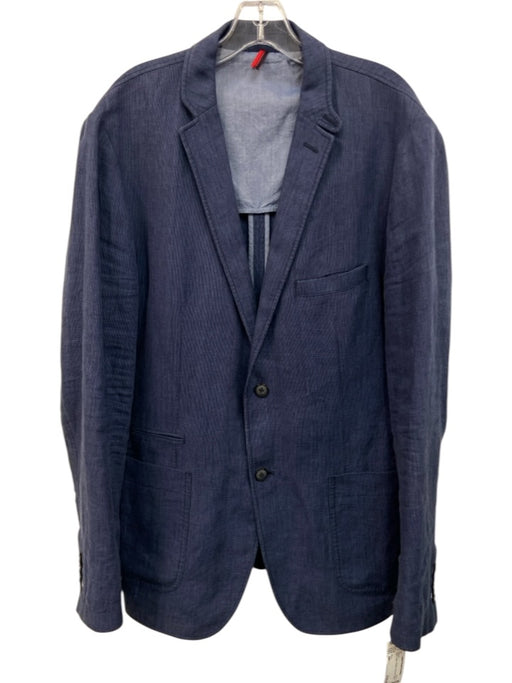 Boss Blue Linen 2 Button Men's Blazer Blue / 44r