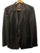 ZZegna Black Wool 2 Button Men's Suit Black / 56L