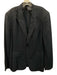 Versace Collection Navy Blue Bamboo 2 Button Men's Blazer Navy Blue / 54