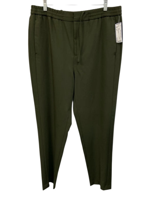 Lacoste Size 34 Green Polyester Blend Drawstring Men's Pants Green / 34