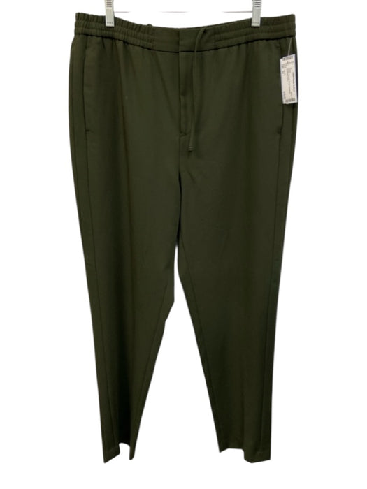 Lacoste Size 34 Green Polyester Blend Drawstring Men's Pants Green / 34