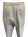 Saint Laurent Beige Wool Blend Floral Peak Lapel 2 Button Men's Suit Beige / 52R