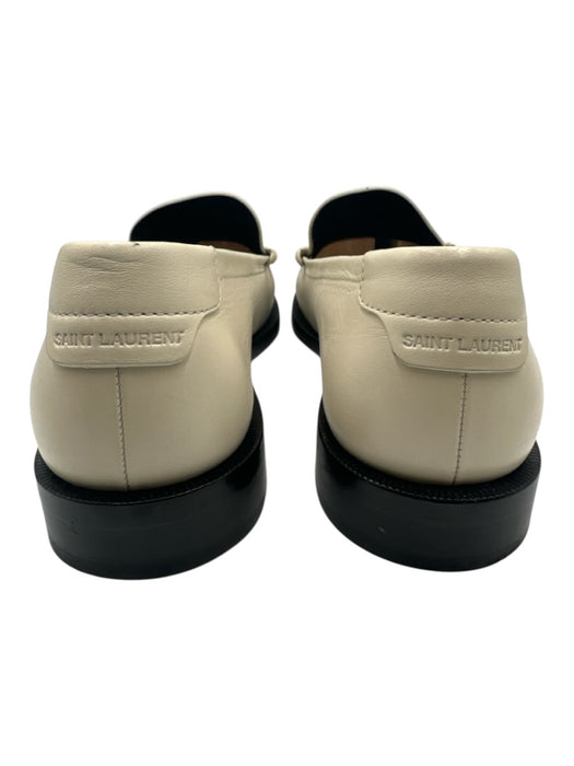 Yves Saint Laurent Shoe Size 41 Like New White Leather Solid Dress Men's Shoes White / 41