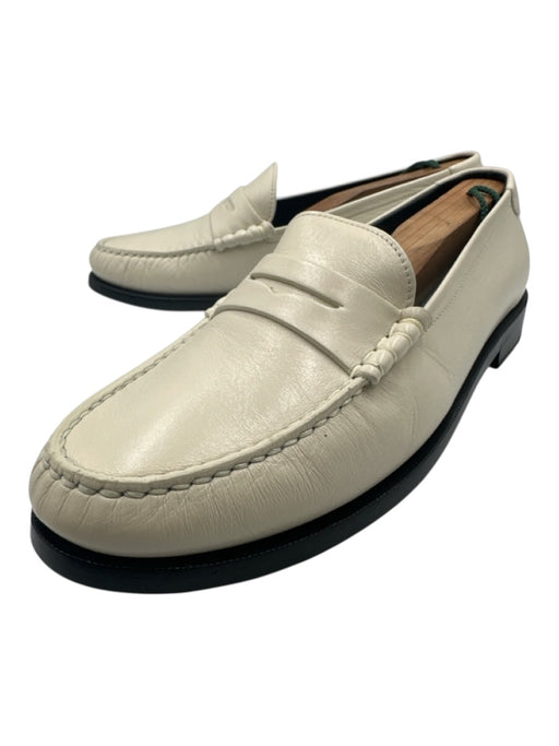 Yves Saint Laurent Shoe Size 41 Like New White Leather Solid Dress Men's Shoes White / 41