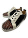 Christian Louboutin Shoe Size 41 Black Patent Leather Abstract Spikes Shoes Black / 41