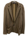 Faherty Size M Tan Cotton Blend Solid Sweatshirt Blazer Men's Jacket Tan / M
