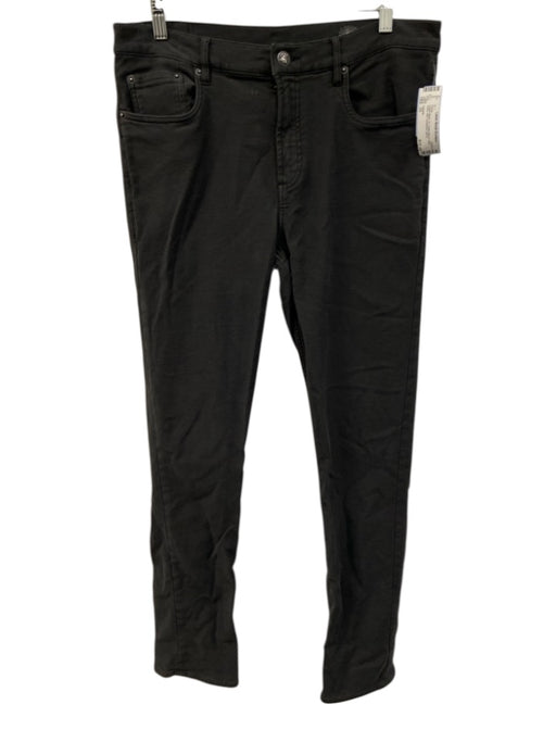 Faherty Size 33 Faded Black Cotton Blend Solid Khaki Slim Men's Pants Faded Black / 33