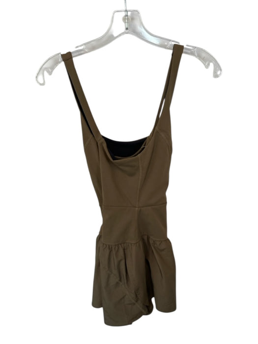 FP Movement Size L Brown Polymide & Elastane Criss Cross Front Cut Out Romper Brown / L