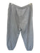 TNA Size L Light Gray Cotton & Polyester Cuffed Pockets Drawstring Sweatpants Light Gray / L
