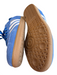Adidas Shoe Size 10 Blue Suede Lace Up 3 Stripe Sneaker Samba Shoes Blue / 10