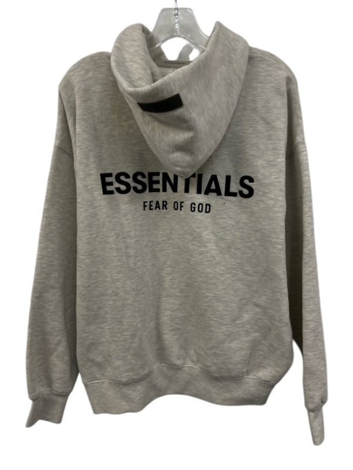 Essentials NWT Size XS Gray Cotton Blend Solid Hoodie Men's Jacket Gray / XS